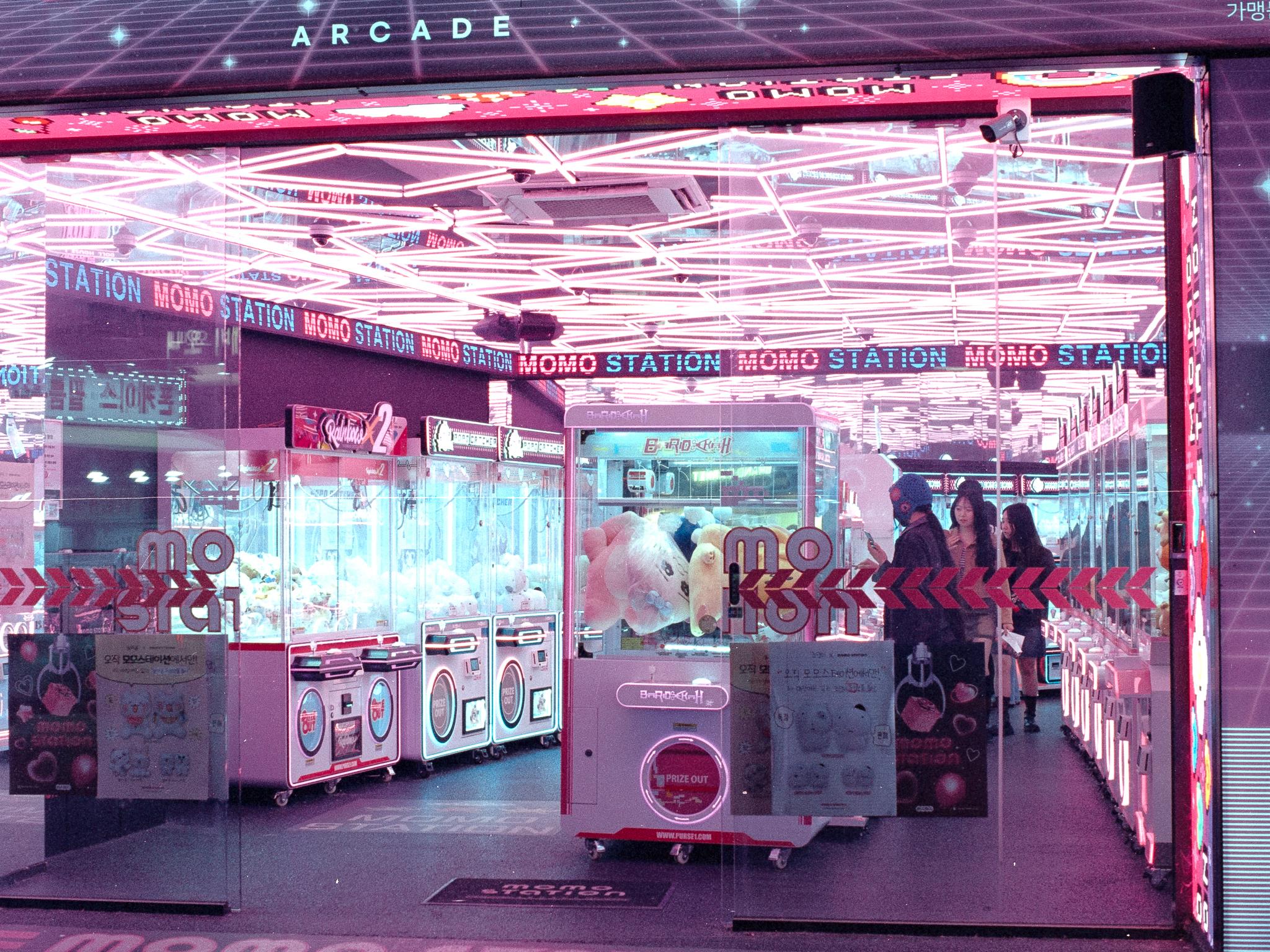 Neon arcade