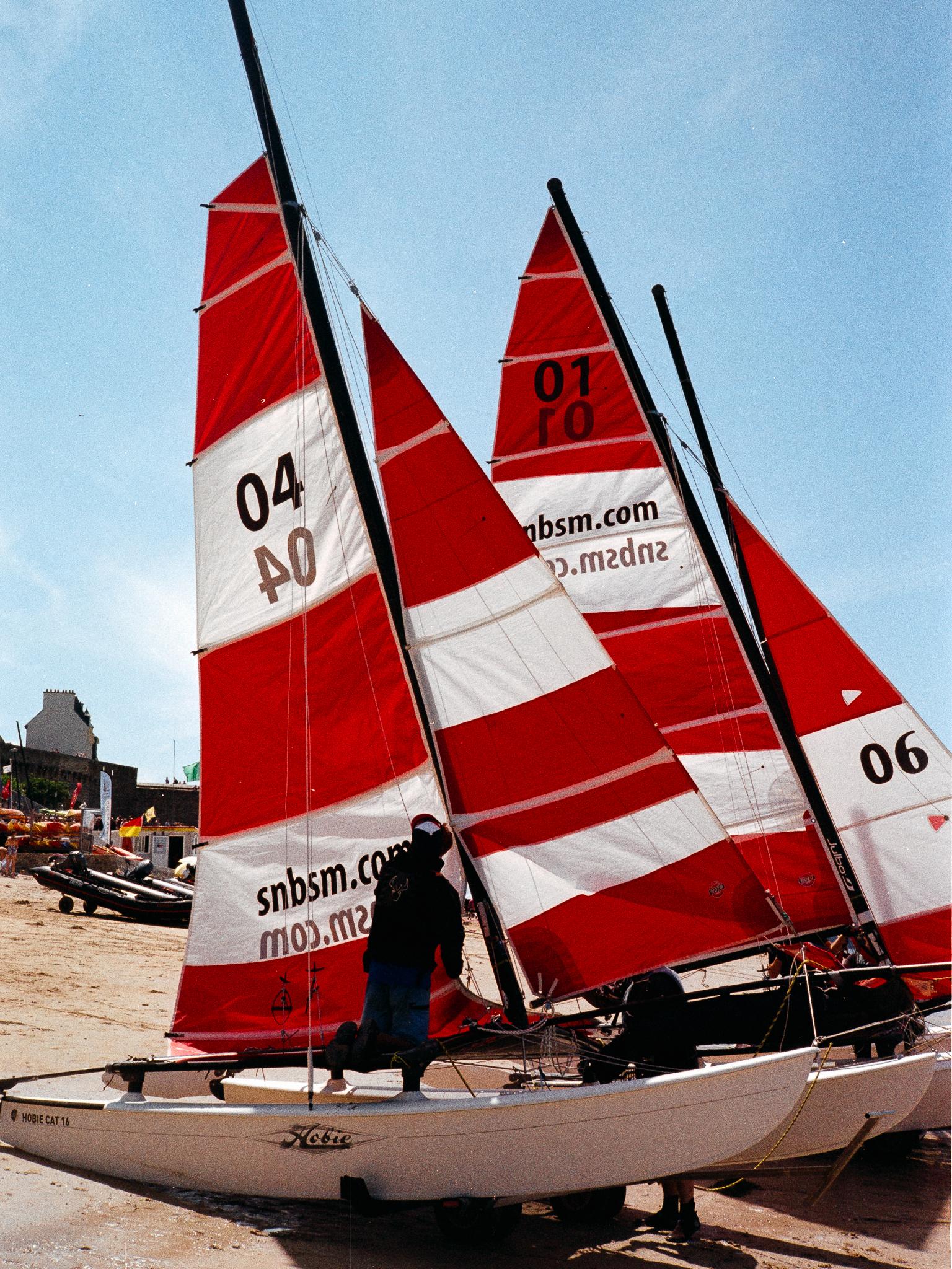 Colors of summer boats