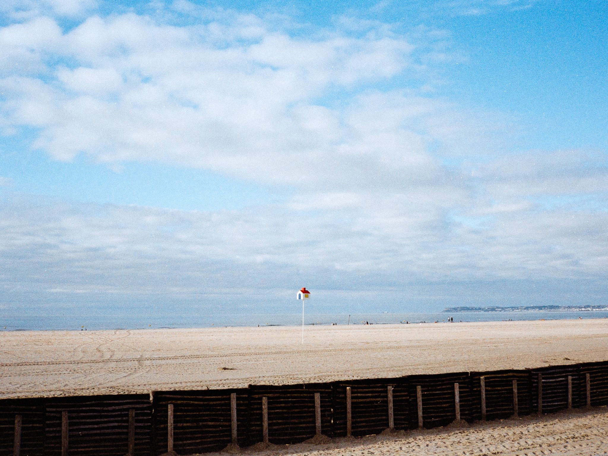 A tiny house by the sea