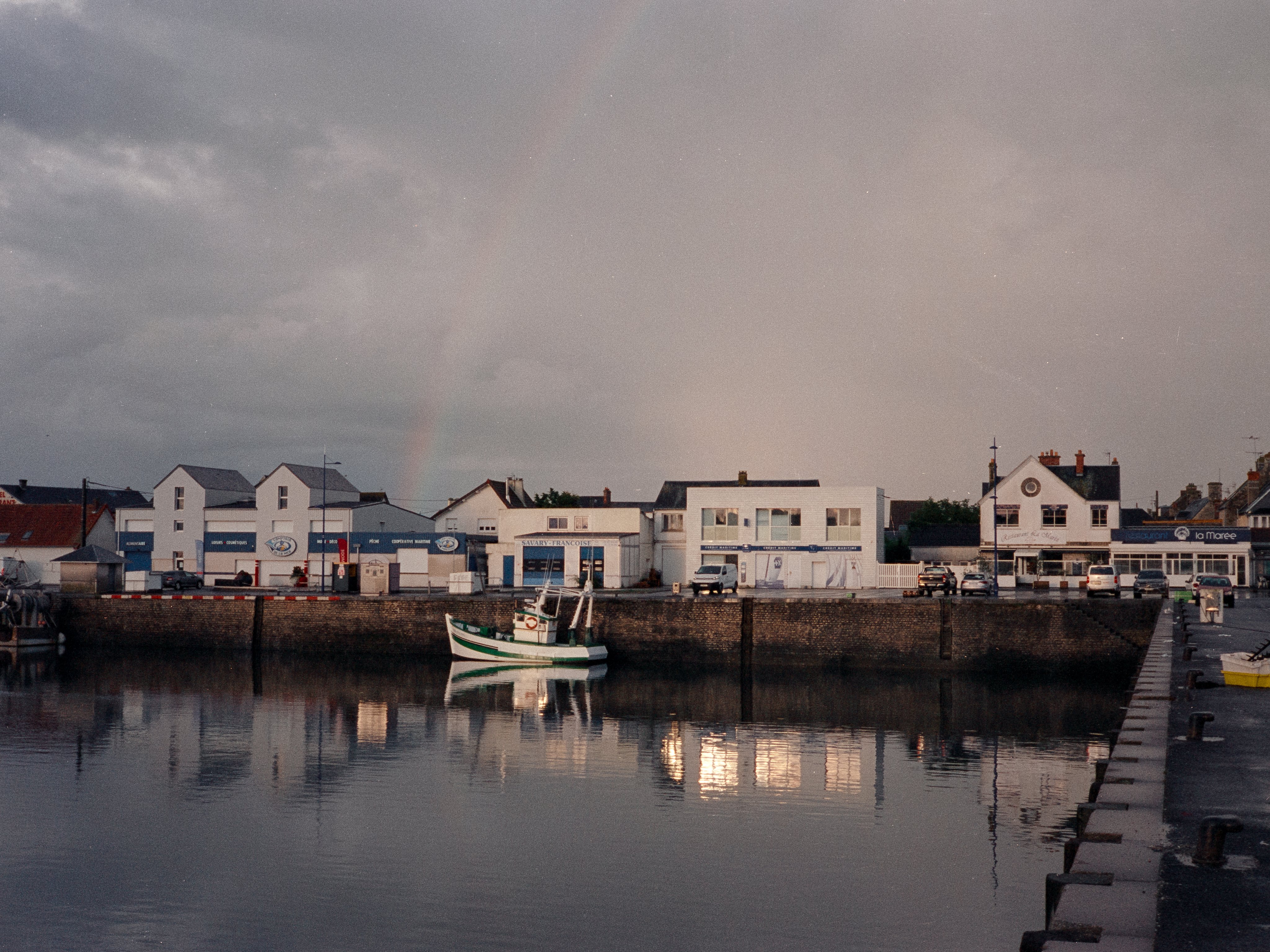 Port after the rain