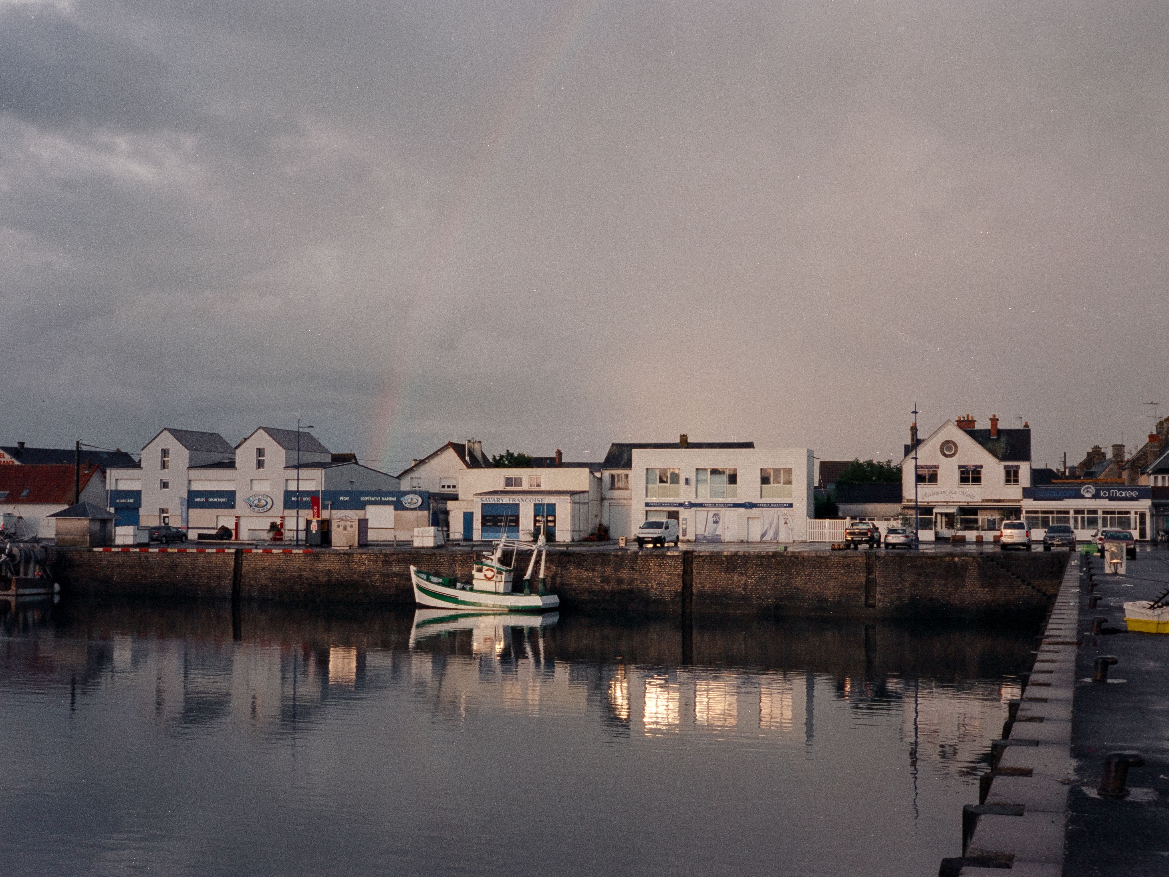 Port after the rain