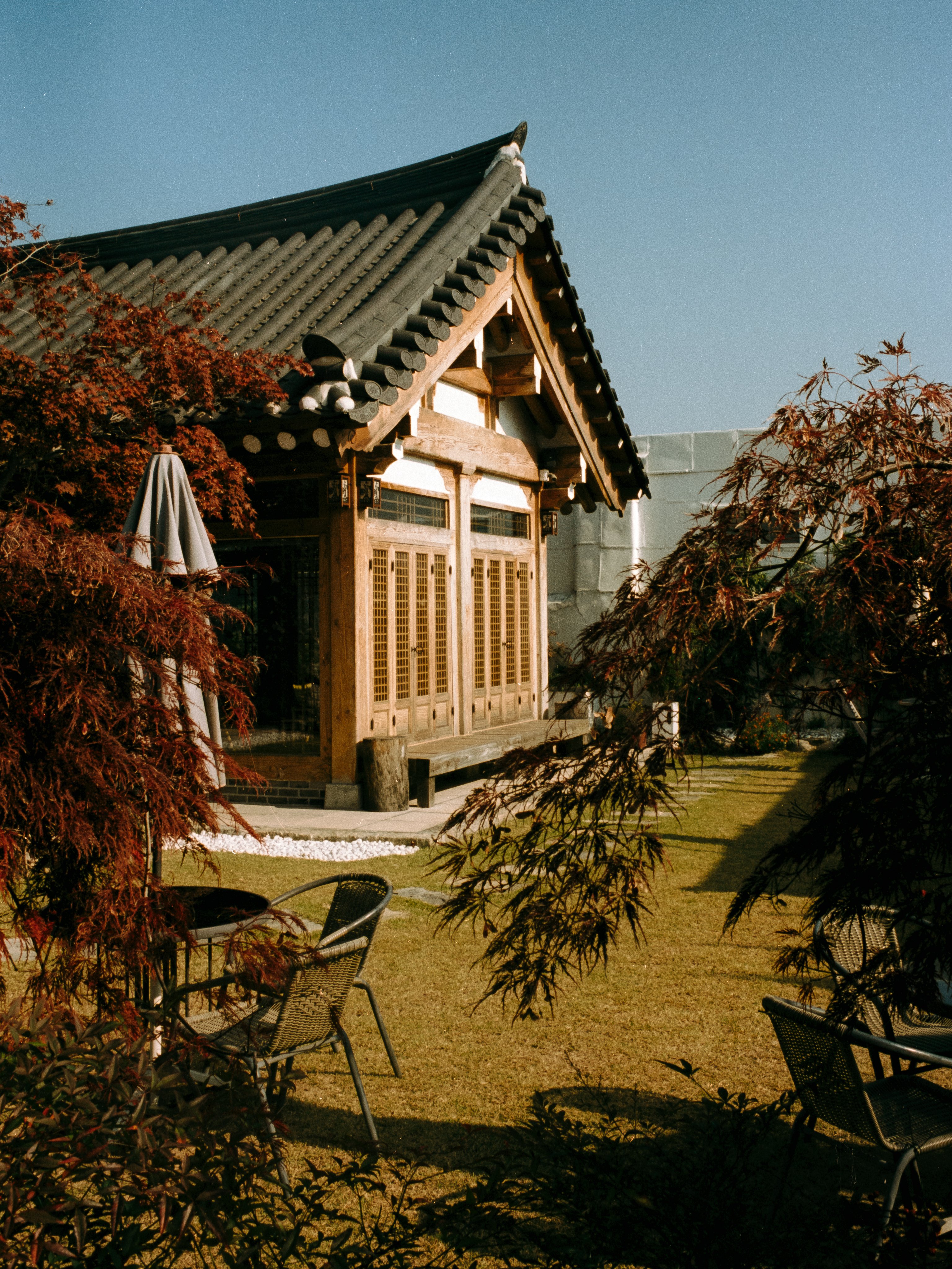 Autumnal temple