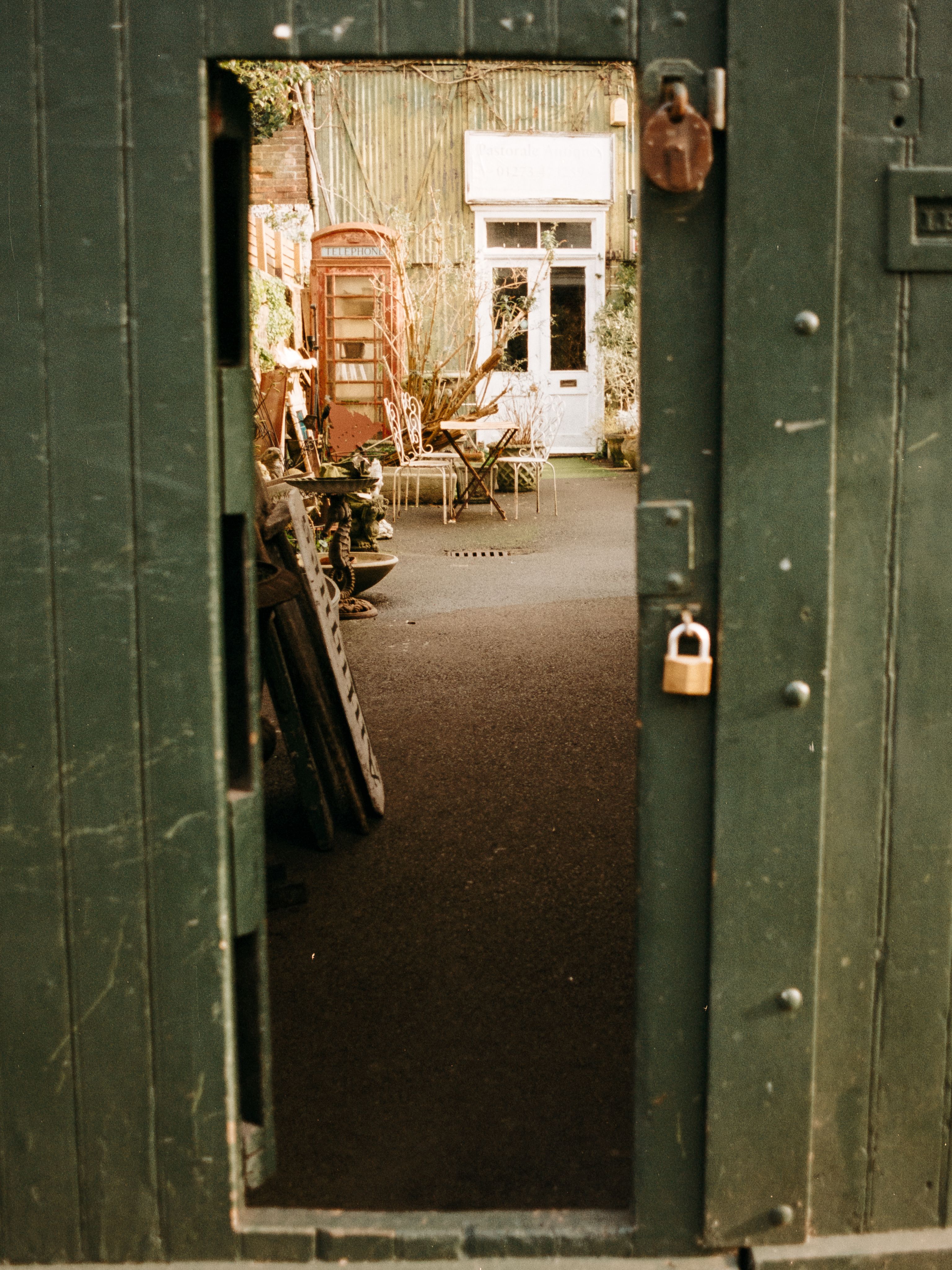 Courtyard door