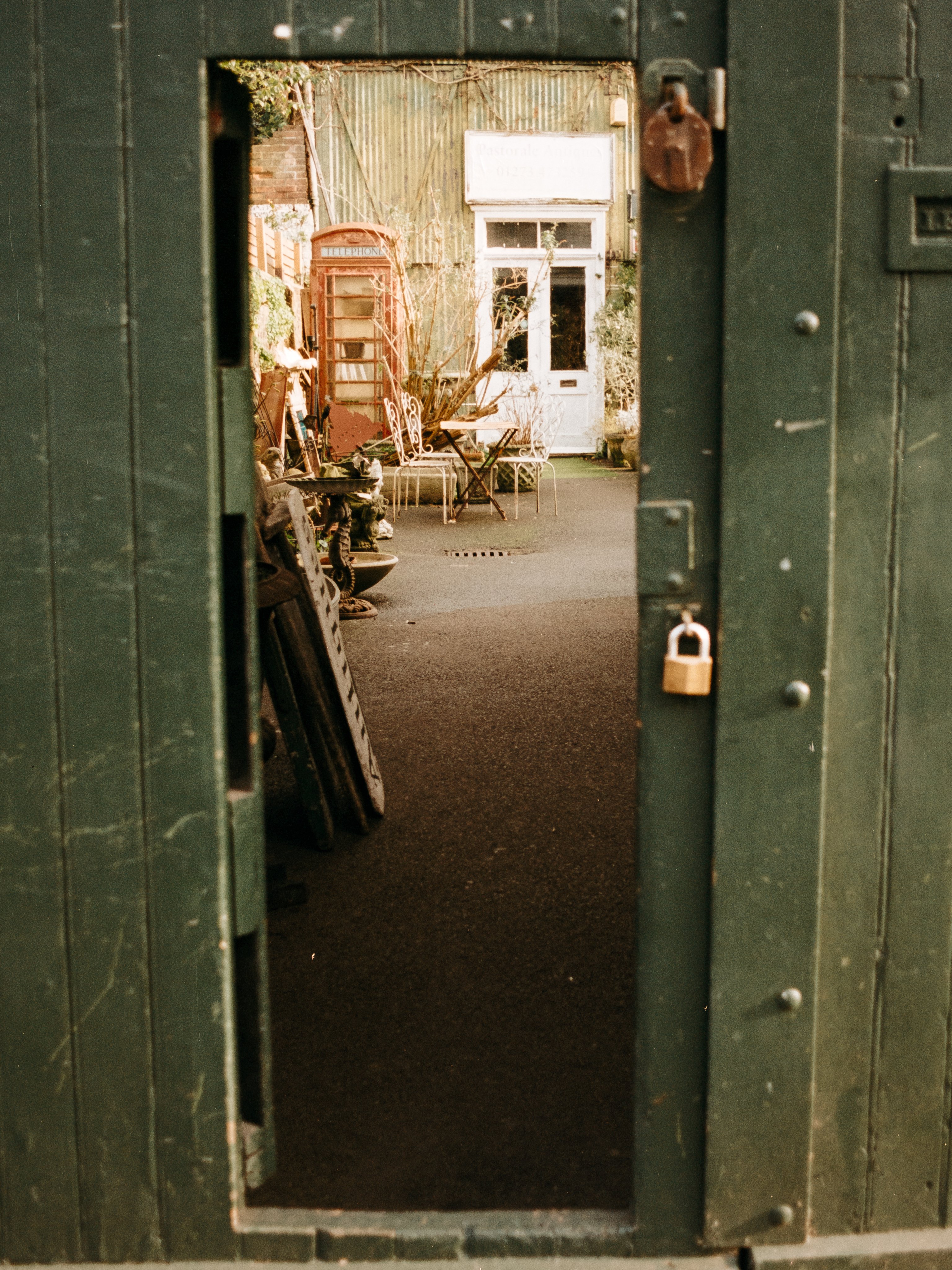 Courtyard door